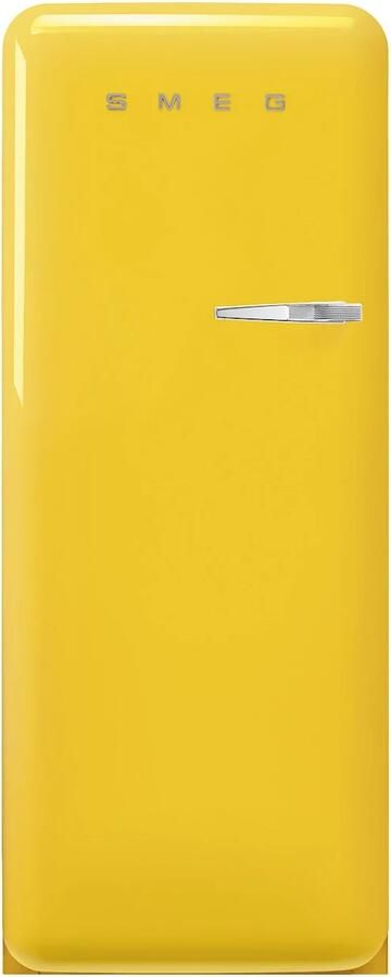 Smeg FAB28LYW6 Vrijstaande Koel-vriescombinatie 50's Style Geel