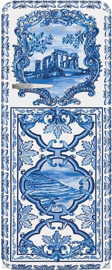 Smeg FAB28RDGME6 Koelkast BLU MEDITERRANEO