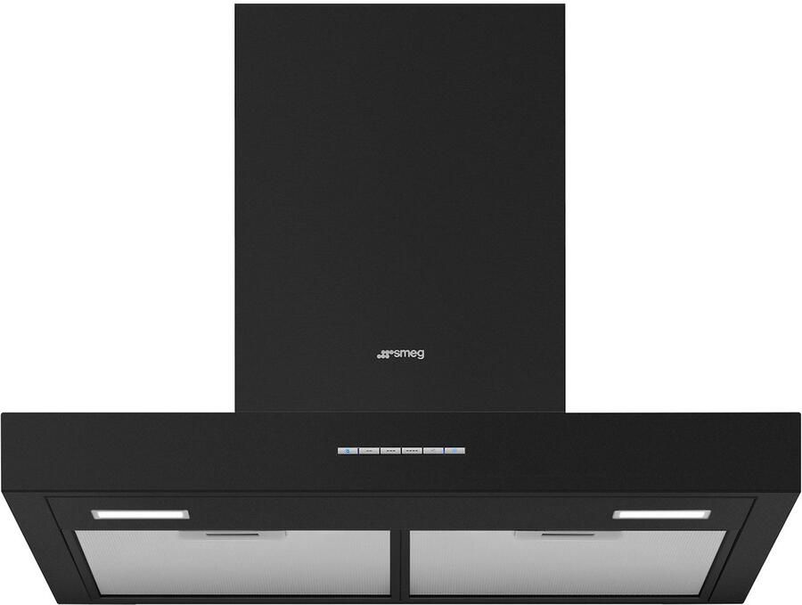Smeg KBT600MB Universeel Esthetisch Wandkap 60 cm Mat Zwart