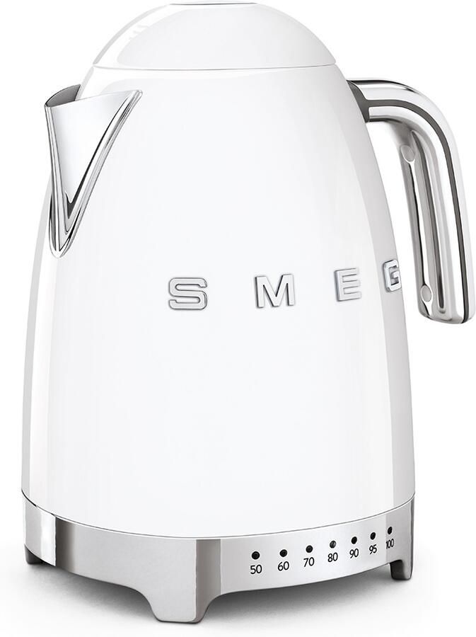 Smeg Variabele Waterkoker 7 temperatuurstanden wit 1.7 liter KLF04WHEU - Foto 2