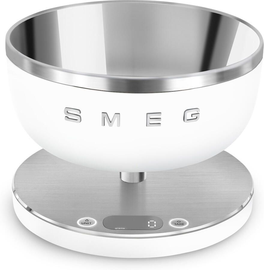 Smeg Keukenweegschaal Wit Mat KSC01WHMWW | Keukenapparaten | 8017709338190