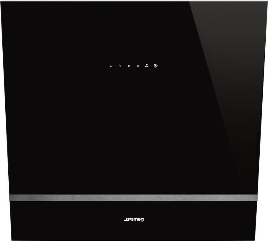 Smeg KV26N Schouwkap Zwart