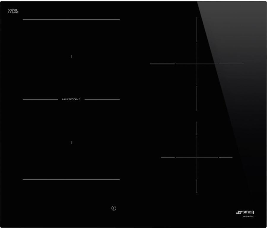 Smeg Universal SI1M4644D kookplaat Zwart Ingebouwd 60 cm Inductiekookplaat zones 4 zone(s) - Foto 2