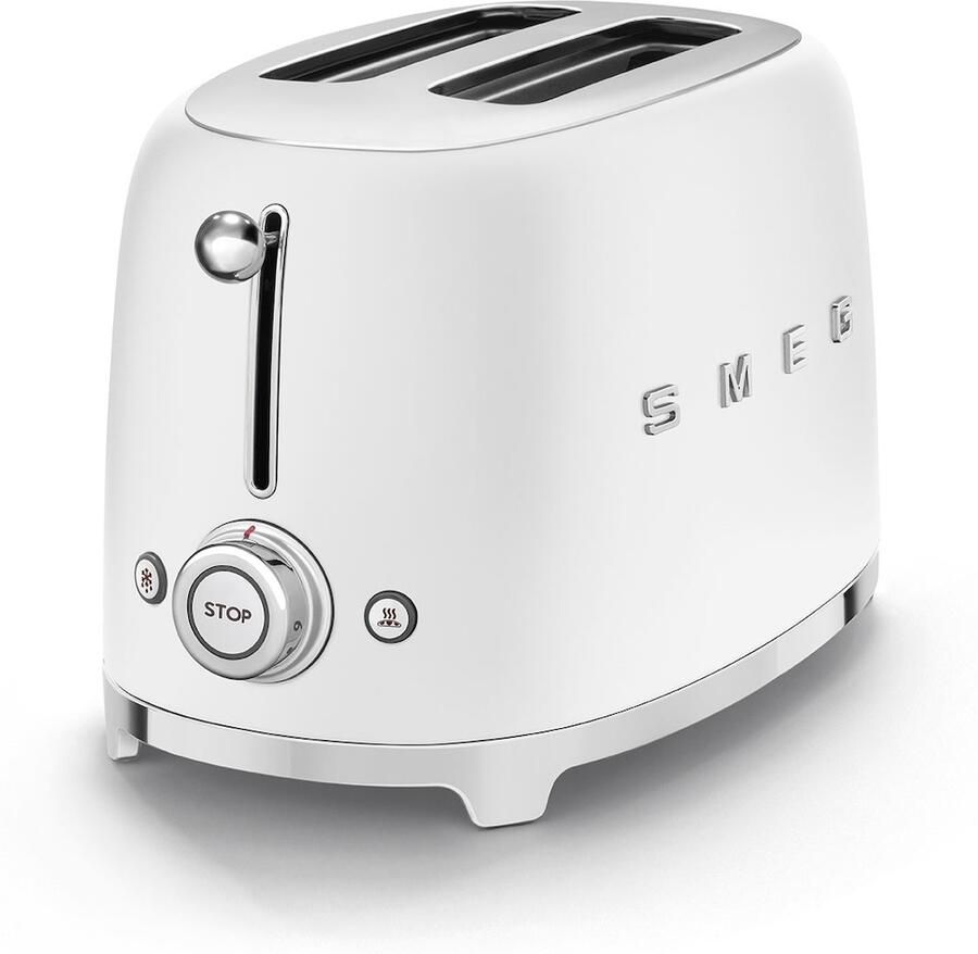 Smeg TSF01WHMEU Broodrooster Mat Wit 2x2 950W 6 niveaus - Foto 2