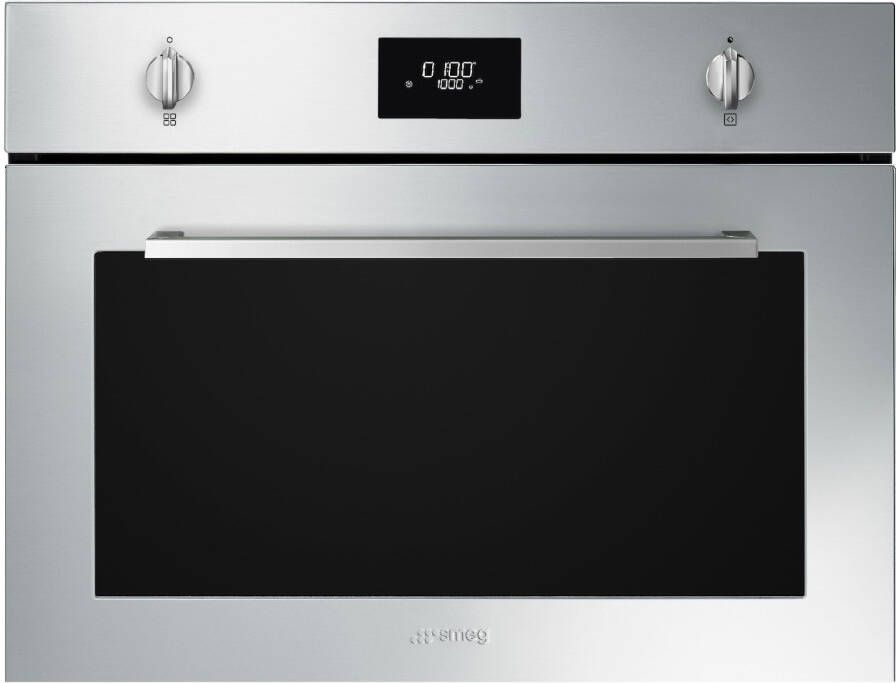 Smeg SO4401M1X Inbouw combimagnetrons Zwart