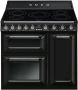 Smeg Victoria CUISINIARE TR93IBL2 Range-fornuis Inductiekookplaat zones Zwart A - Thumbnail 3