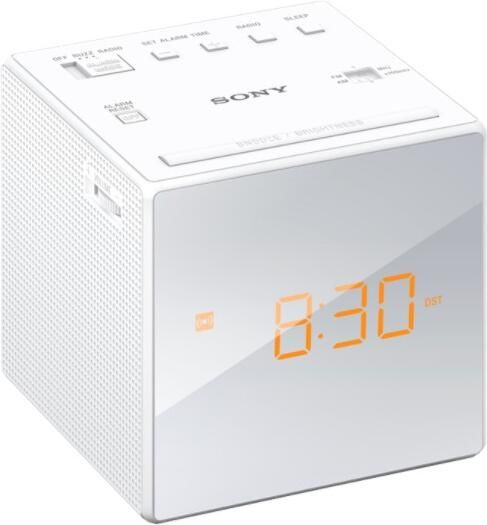Sony Klokradio ICF-C1 Wit | Radio s | Beeld&Geluid Audio | ICFC1W