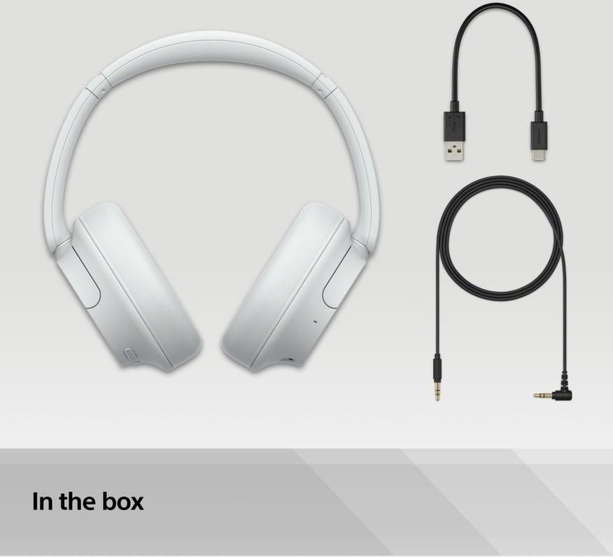 Sony WH-CH720N Wit | Noise Cancelling koptelefoons | 4548736147843