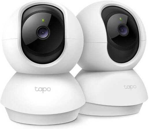 TP-Link Tapo C200P2 Beveiligingscamera voor Binnen 1080P Pan Tilt Home Security Wi-Fi Wit