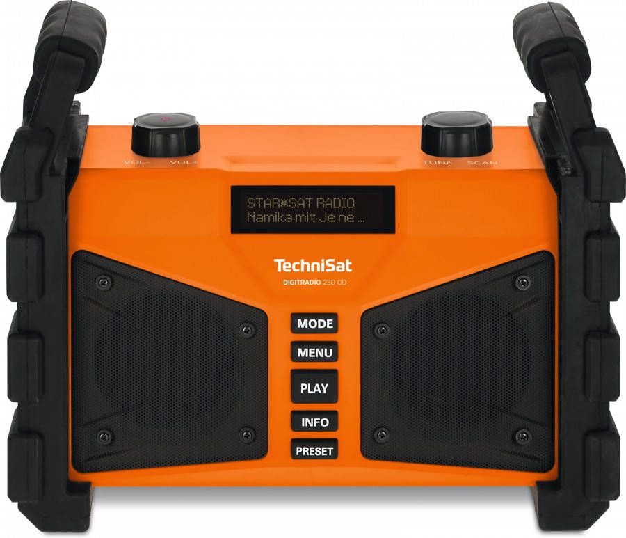 TechniSat Bouwplaatsradio DIGITRADIO 230 OD stof- en waterbestendig (ip65)