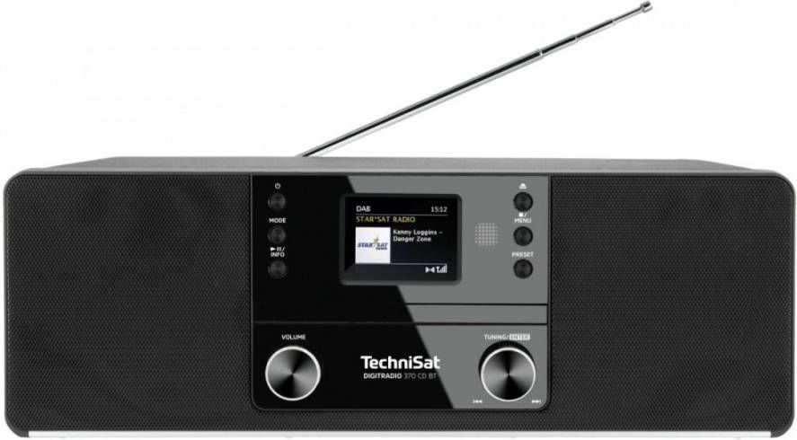 Technisat Digitradio 370 CD BT DAB+ radio met CD speler zwart