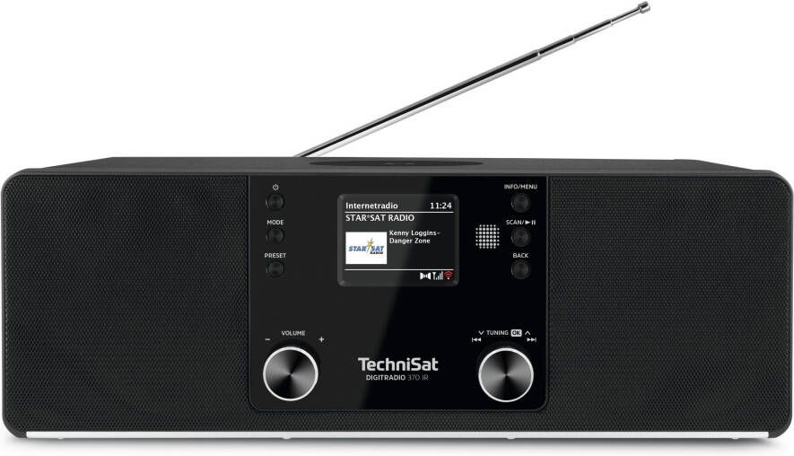 TechniSat Digitradio 370 IR Hybride radio Zwart