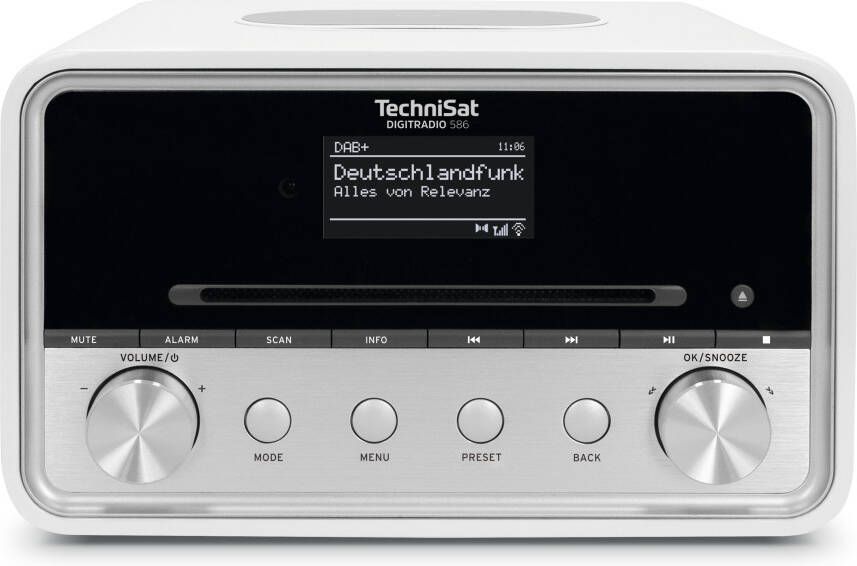 TechniSat Digitradio 586 Hybride radio Wit