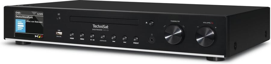 Technisat DigitRadio 143 CD V3 Zwart | Radio s | Beeld&Geluid Audio | 4019588039896