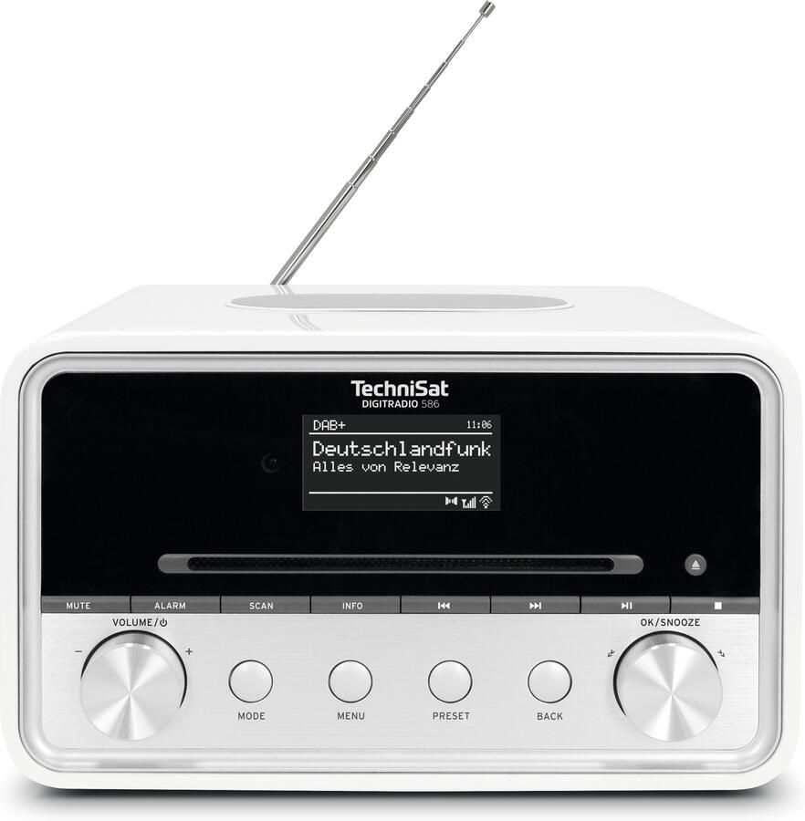 TechniSat Digitradio 586 Hybride radio Wit
