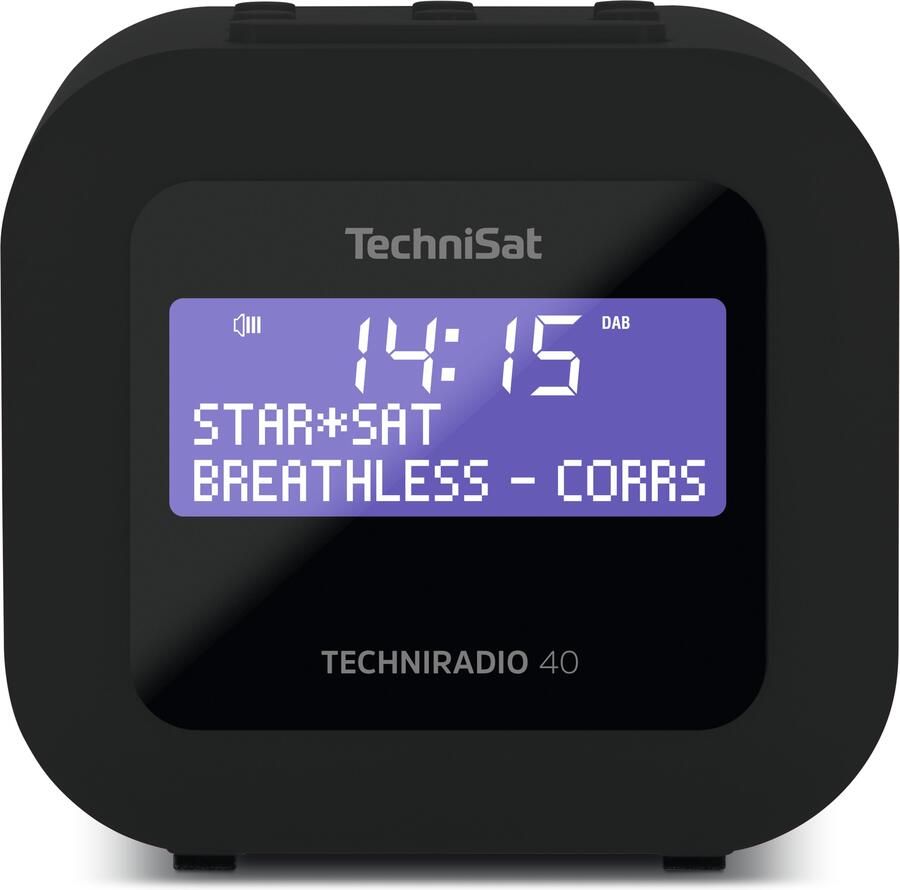 Technisat Techniradio 40 DAB+ wekkerradio zwart