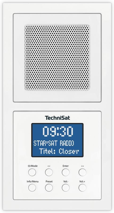 Technisat Digitradio UP1 inbouw DAB+ en FM radio met bluetooth wit