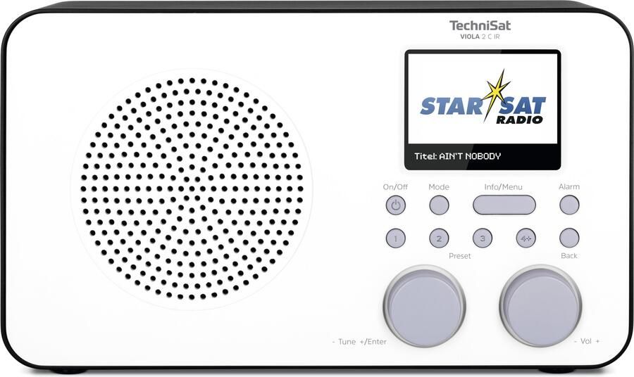 TechniSat Internetradio VIOLA 2 C IR draagbare met dab+ kleurendisplay accu