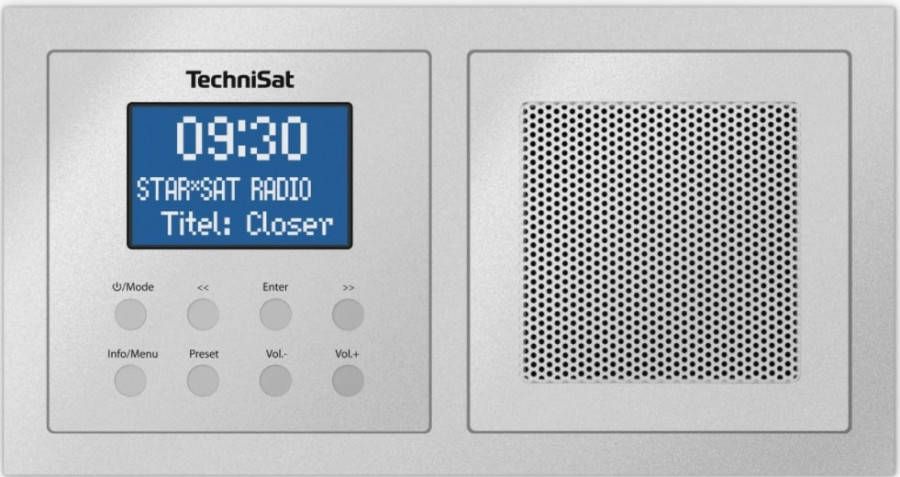 Technisat Digitradio UP1 inbouw DAB+ en FM radio met bluetooth zilver