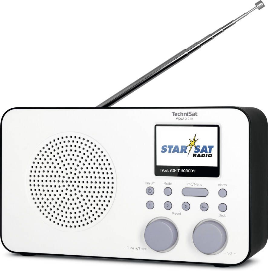 TechniSat Internetradio VIOLA 2 C IR draagbare met dab+ kleurendisplay accu
