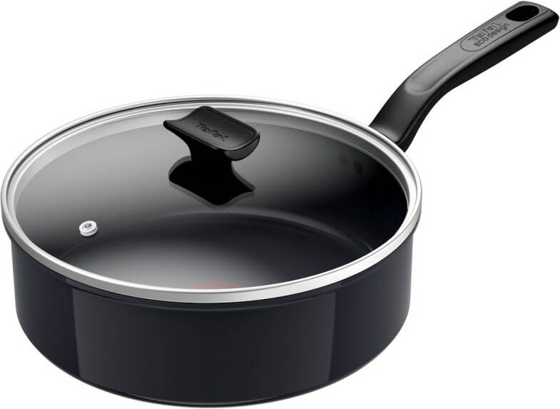 Tefal C47632 Hapjespan 24cm + deksel Change Black Pan Zwart