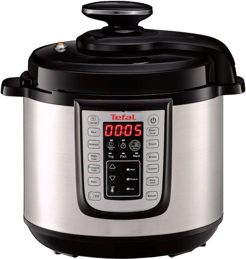 Tefal All-in-One CY505E 3 in 1 Slowcooker Multicooker Snelkookpan RVS - Foto 2