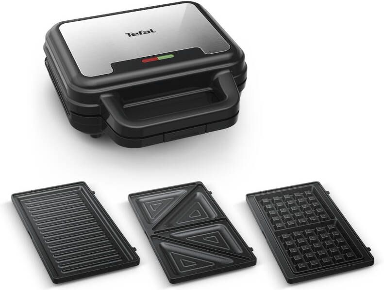 Tefal UltraCompact 3in1 SW383D Wafel- Tosti-ijzer & Contactgrill 700W