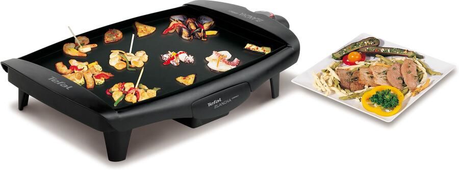 Tefal Plancha CB5005 Grillplaat 35 x 25 cm 4 personen 1800W- Regelbare thermostaat Anti-aanbaklaag Zwart - Foto 3