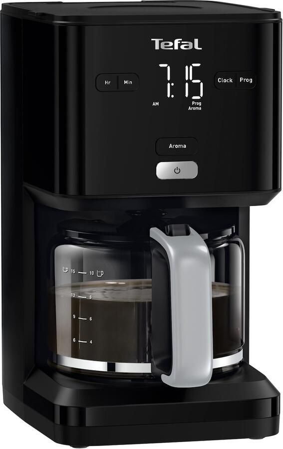 Tefal Smart & Light CM6008 Filter-koffiezetapparaat Zwart