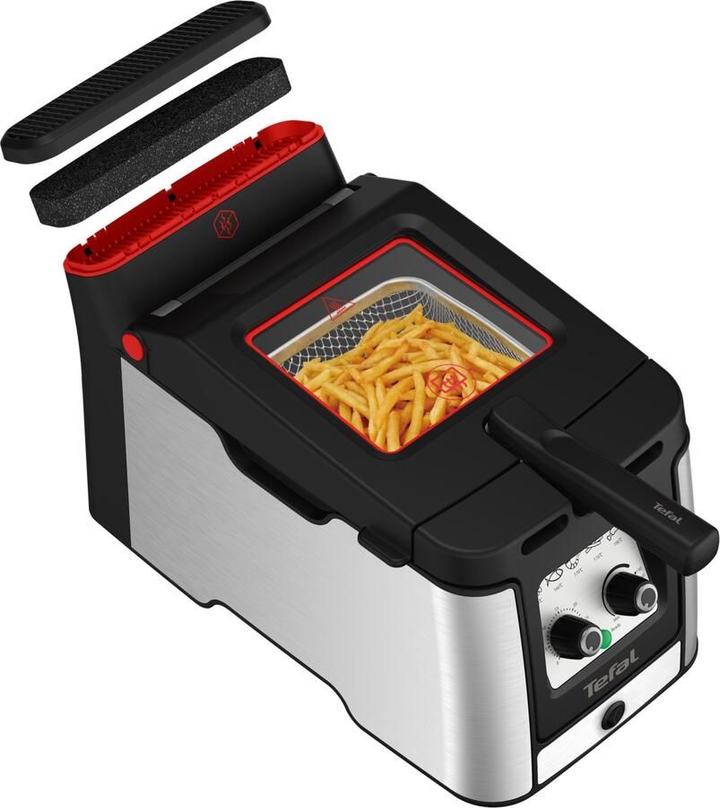 Tefal Clear Duo FR600D Frituurpan 3 5L 2000W - Foto 2