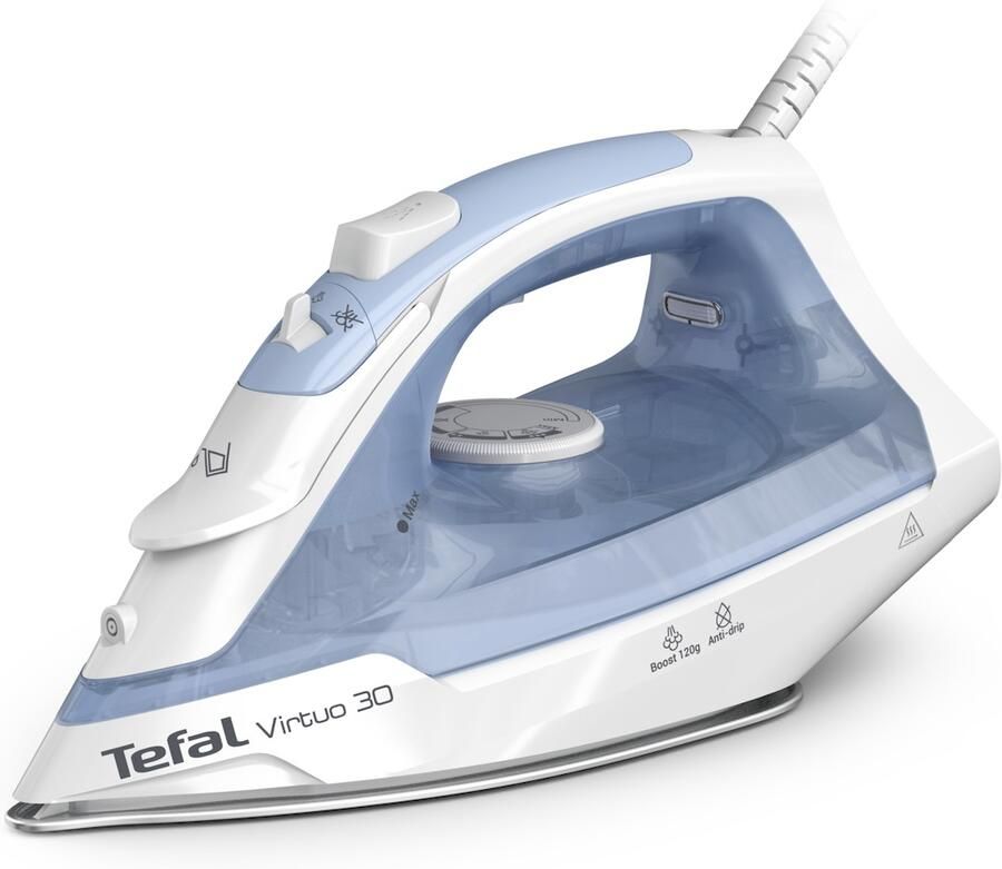 Tefal FV2C41 Stoomstrijkijzer Blauw