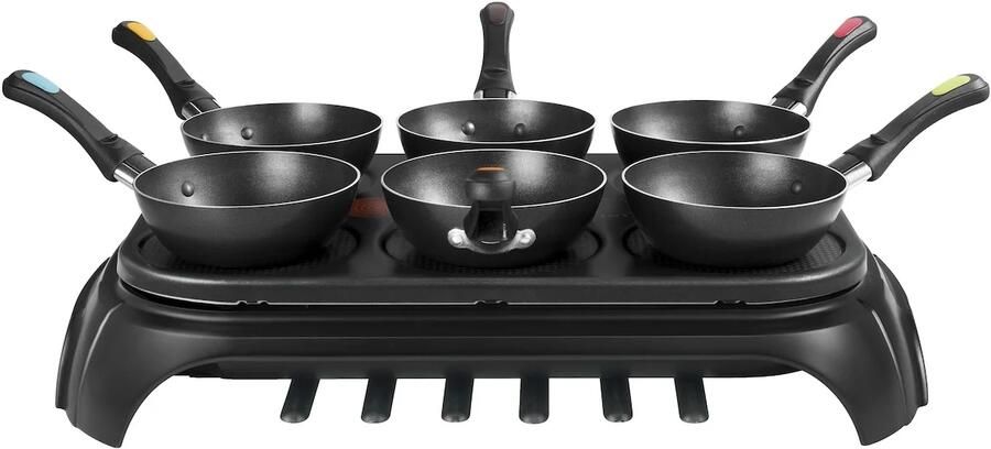 Tefal Wokparty Duo PY5828 Gourmetstel 6 personen - Foto 3