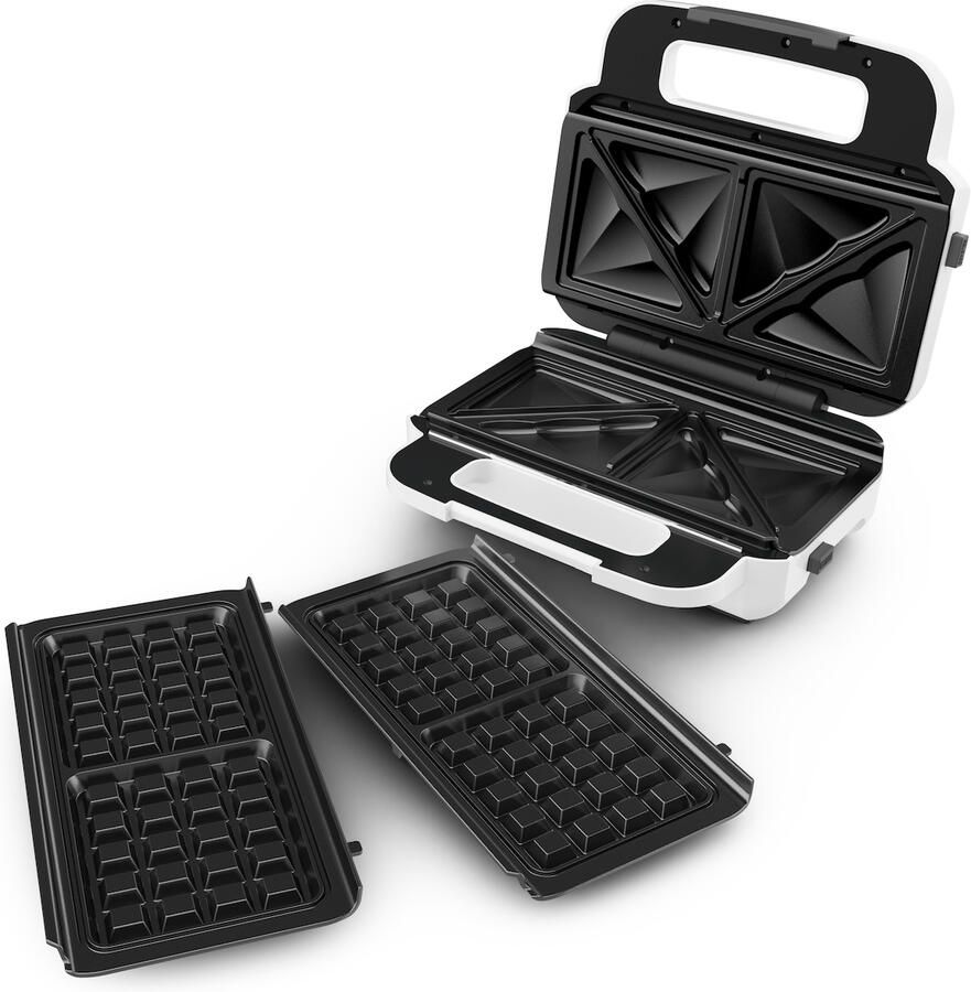 Tefal 2-in-1-sandwichmaker SW7011 snack XL 2 antiaanbak-bakplatensets extra diep model bladen zijn geschikt voor de vaatwasser receptenboek inclusief - Foto 3