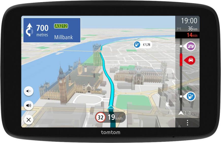 Tomtom GO Camper Max Wereld Autonavigatie Zwart