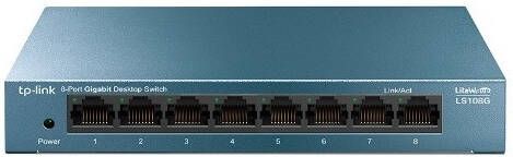 TP-Link Switch Litewave Desktop Switch 8 Poorten Gigabit