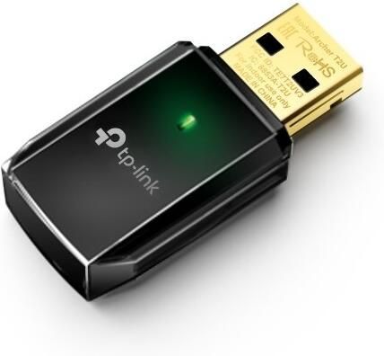 TP-Link Archer T2U AC600 Wireless Dual Band USB Adapter Wifi adapter Zwart - Foto 5