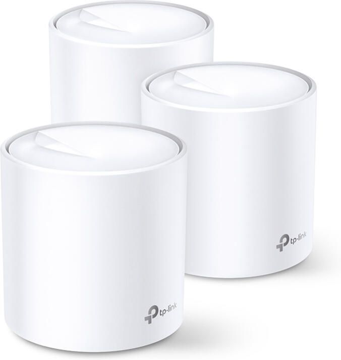 TP-Link Deco X20 AX1800 dual-band WiFi 6 Mesh Systeem (3-pack) Mesh router Wit