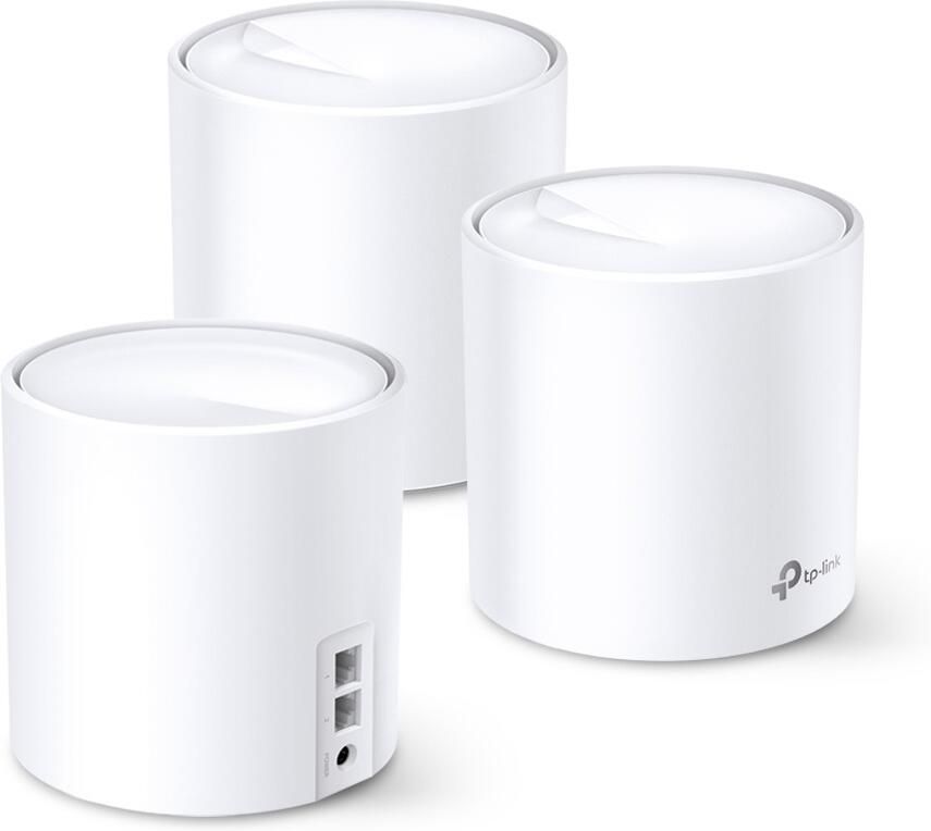 TP-Link Deco X20 AX1800 dual-band WiFi 6 Mesh Systeem (3-pack) Mesh router Wit - Foto 1