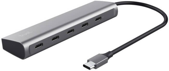 Trust HALYX 5 PORT USB-C HUB USB Hub Zilver