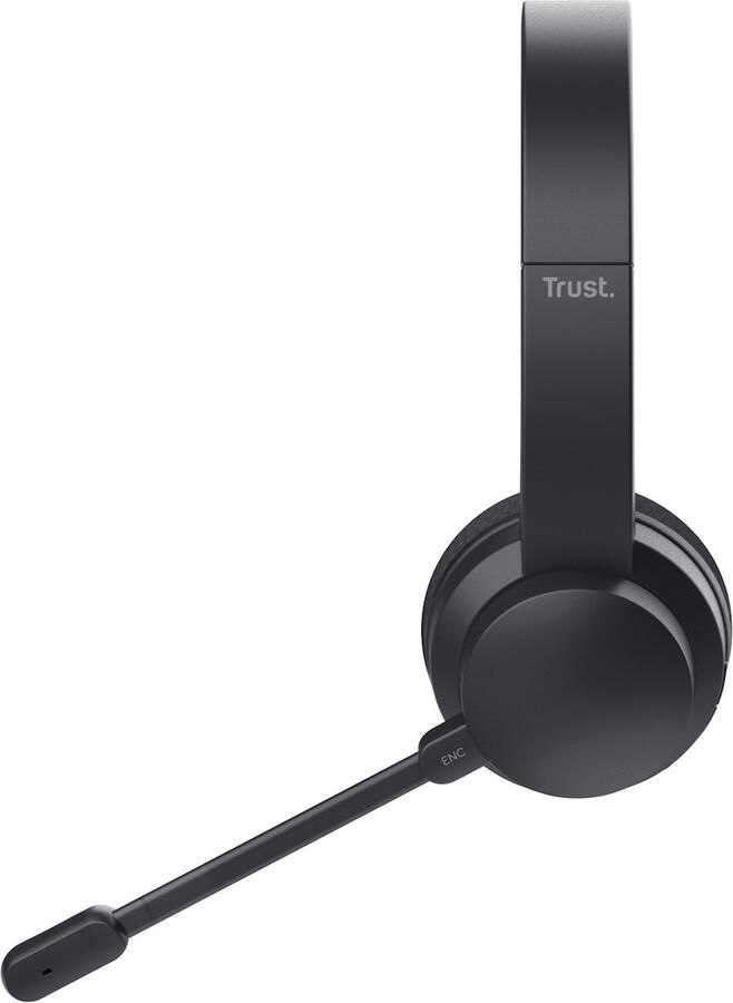 Trust AYDA WIRELESS ENC Headset Zwart