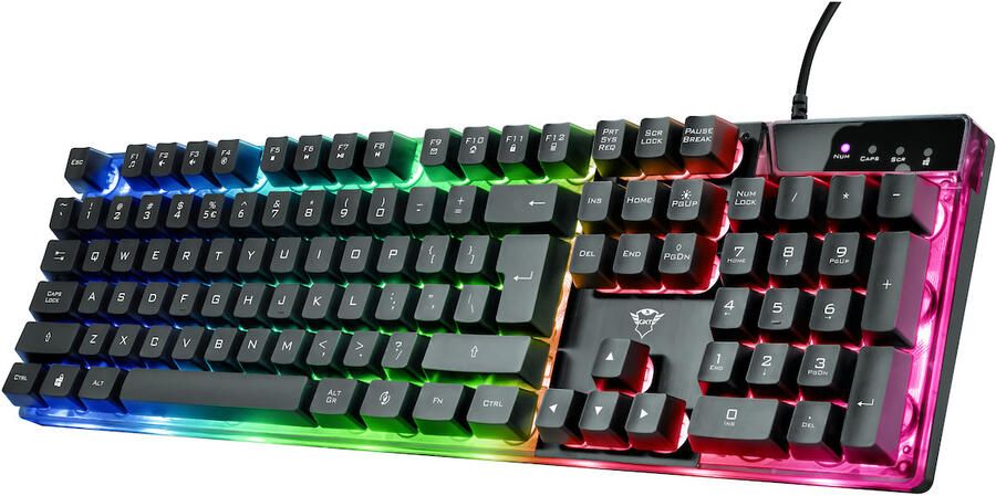 Trust GXT 835 Azor Qwerty | Toetsenborden | 8713439236514