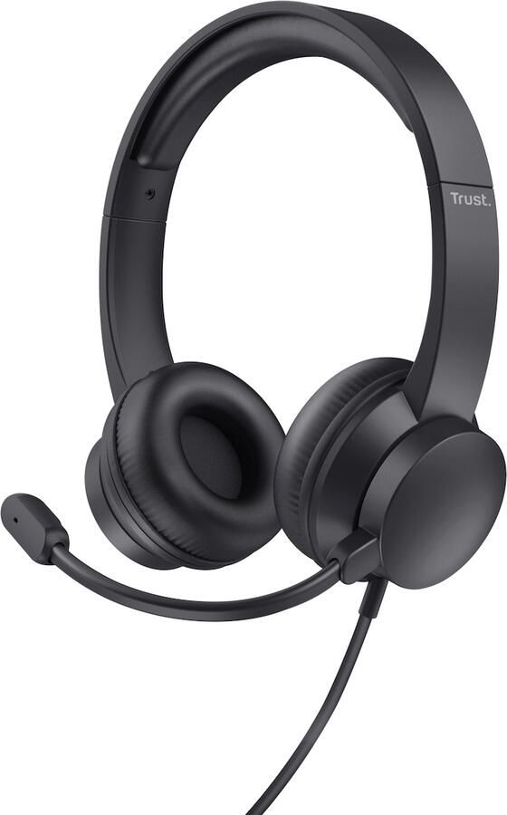 Trust HS-150 Analoge PC Headset Zwart