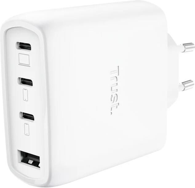 Trust MAXO 65W 4P GAN CHARGER Oplader Wit