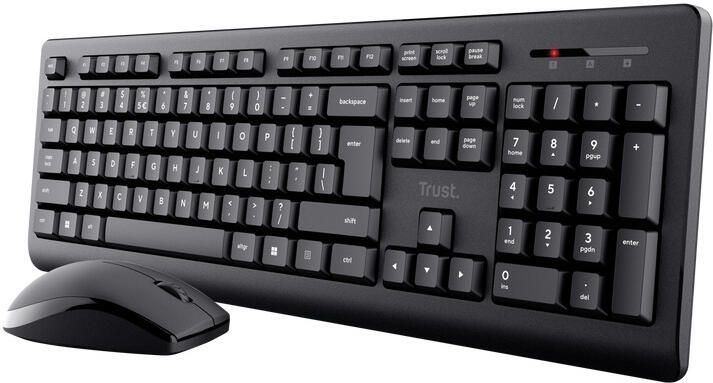 Trust PRIMO WIRELESS DESKSET US Desktop accessoire Zwart