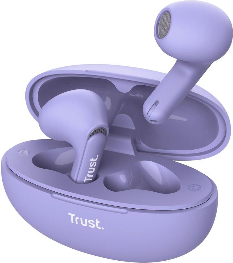 Trust In-ear Bluetooth Hoofdtelefoon Yavi Paars