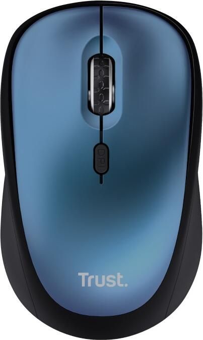 Trust Yvi+ Draadloze Muis Eco Muis Blauw