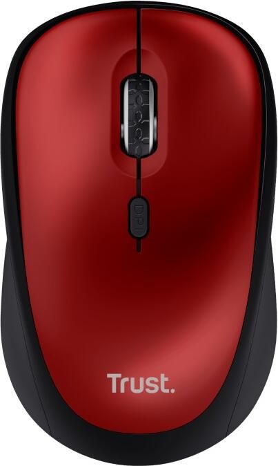 Trust YVI+ Draadloze Muis ECO Muis Rood