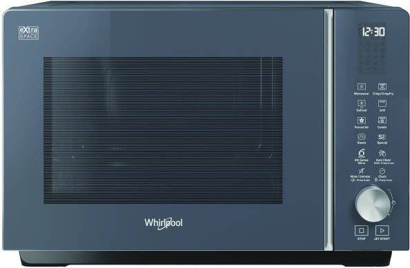 Whirlpool ExtraSpace MWF 259 SG Aanrecht Combinatiemagnetron 25 l 800 W Draaiknop Touch Grijs - Foto 2