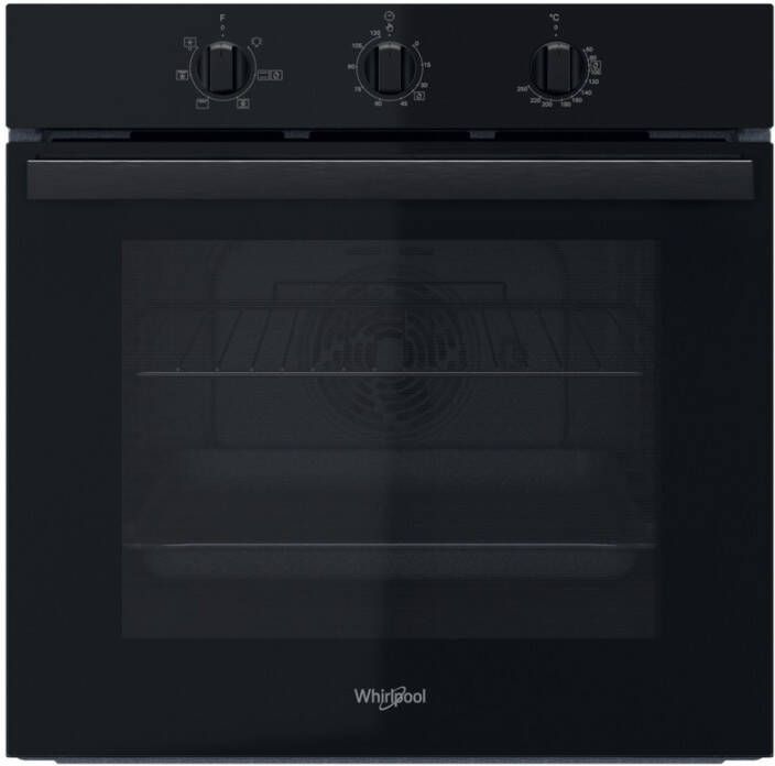 Whirlpool OMR35HR0B Inbouw oven Zwart