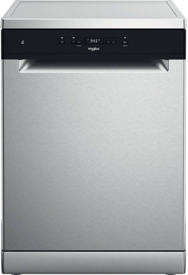 RVS Whirlpool Vaatwasser Model W2F HD624 X Vrijstaand 14 couverts Autodosering